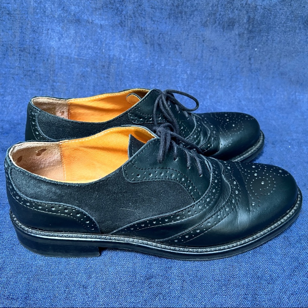 Embassy London Wingtip Brogues 10M 41 black
